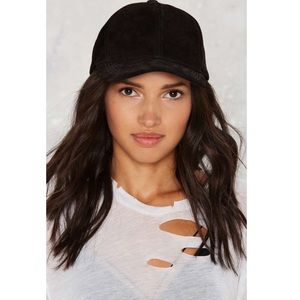 Nasty Gal You’re Safe Suede Hat